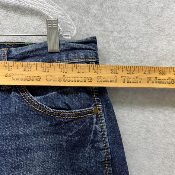 Wrangler Retro Jeans Mens 40x34 Blue Slim Straight Western Denim Cowboy Rodeo - Picture 2 of 7